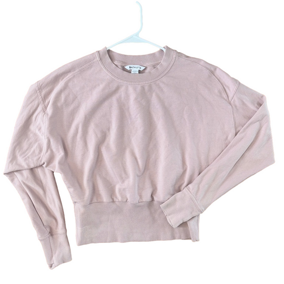 Athleta Tops - Athleta Light Pink Sweatshirt Size Small